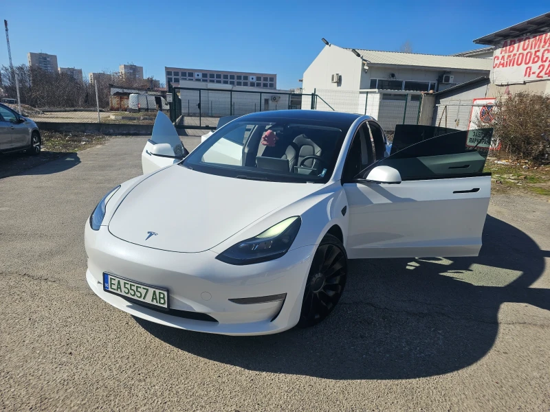 Tesla Model 3 DUAL MOTOR LONG RANGE PERFORMANCE , снимка 1 - Автомобили и джипове - 49510933