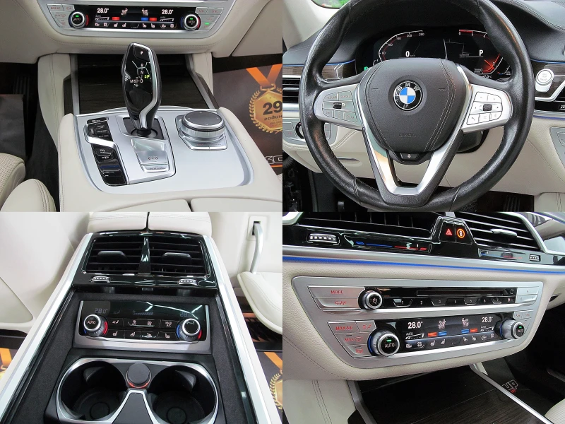 BMW 730 Long/XD/2xTV/БИЗНЕС КЛАС ГЕРМАНИЯ СОБСТВЕН ЛИЗИНГ, снимка 12 - Автомобили и джипове - 52927499