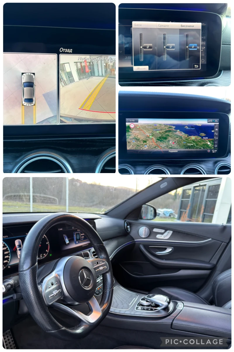 Mercedes-Benz E 220 AMG-LINE/PANO/BURMASTER/MEMORY/NAPPA/LINE ASSIST, снимка 9 - Автомобили и джипове - 53113123