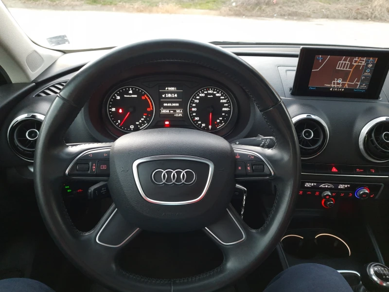 Audi A3 1, 6 TDI Sportback led Euro 6b, снимка 14 - Автомобили и джипове - 51766684