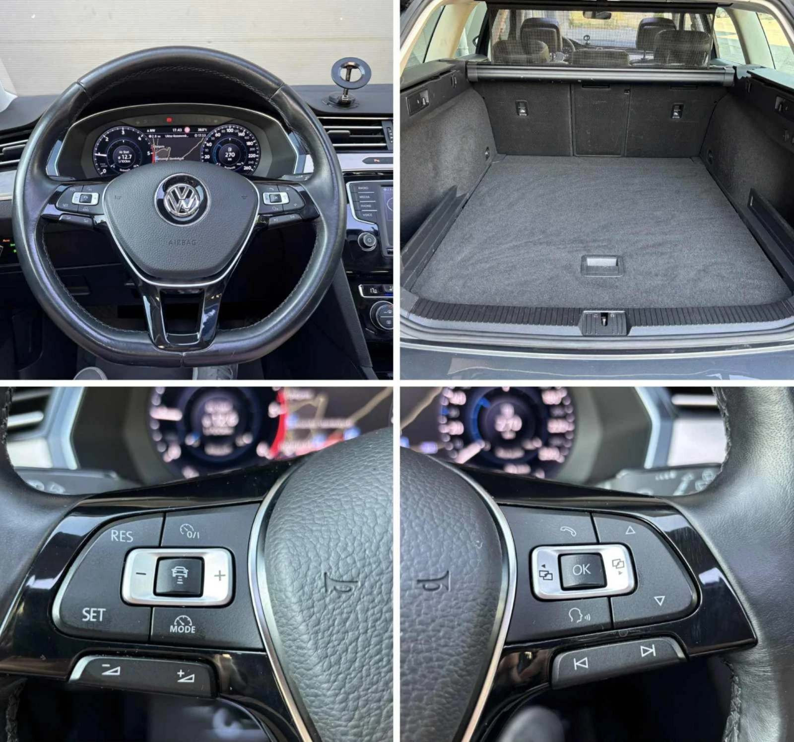 VW Passat 2.0TDI/150к.с/DIGITAL/DISTRONIC/ПАНОРАМА/ОБДУХВАНЕ | Mobile.bg — изображение 11