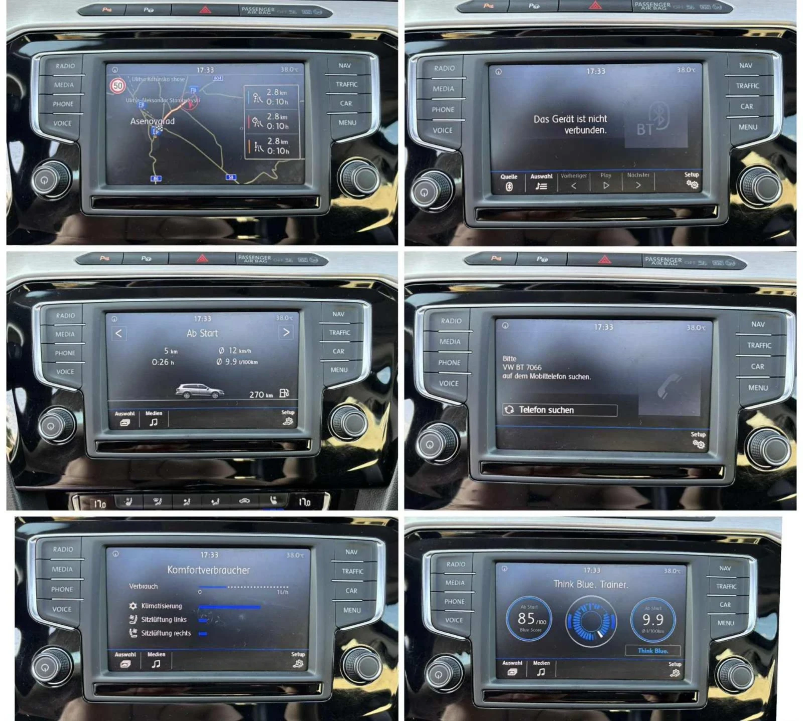 VW Passat 2.0TDI/150к.с/DIGITAL/DISTRONIC/ПАНОРАМА/ОБДУХВАНЕ | Mobile.bg — изображение 13