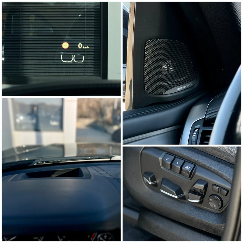 BMW X6 4.0D-XDRIVE / ПОДГРЕВ / ШИБИДАХ / КАМЕРА / HEAD UP, снимка 14 - Автомобили и джипове - 52395526