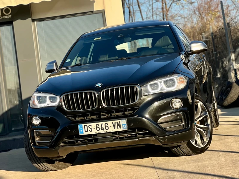 BMW X6 4.0D-XDRIVE / ПОДГРЕВ / ШИБИДАХ / КАМЕРА / HEAD UP, снимка 3 - Автомобили и джипове - 52395526