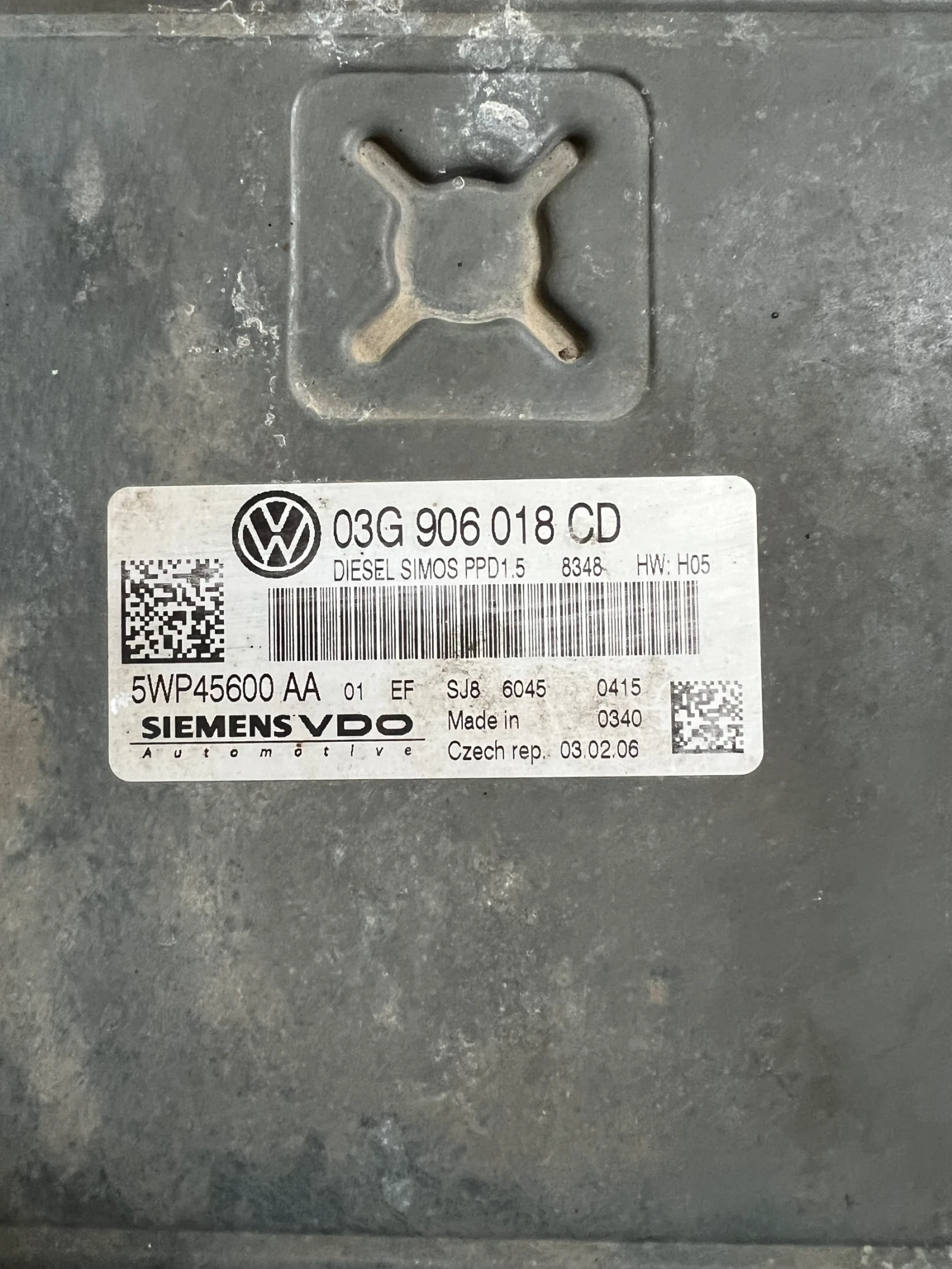 03G906018CD �������� �������� VW 2.0TDI 03G 906 018 CD 5WP45600 AA | Mobile.bg � ����������� 1