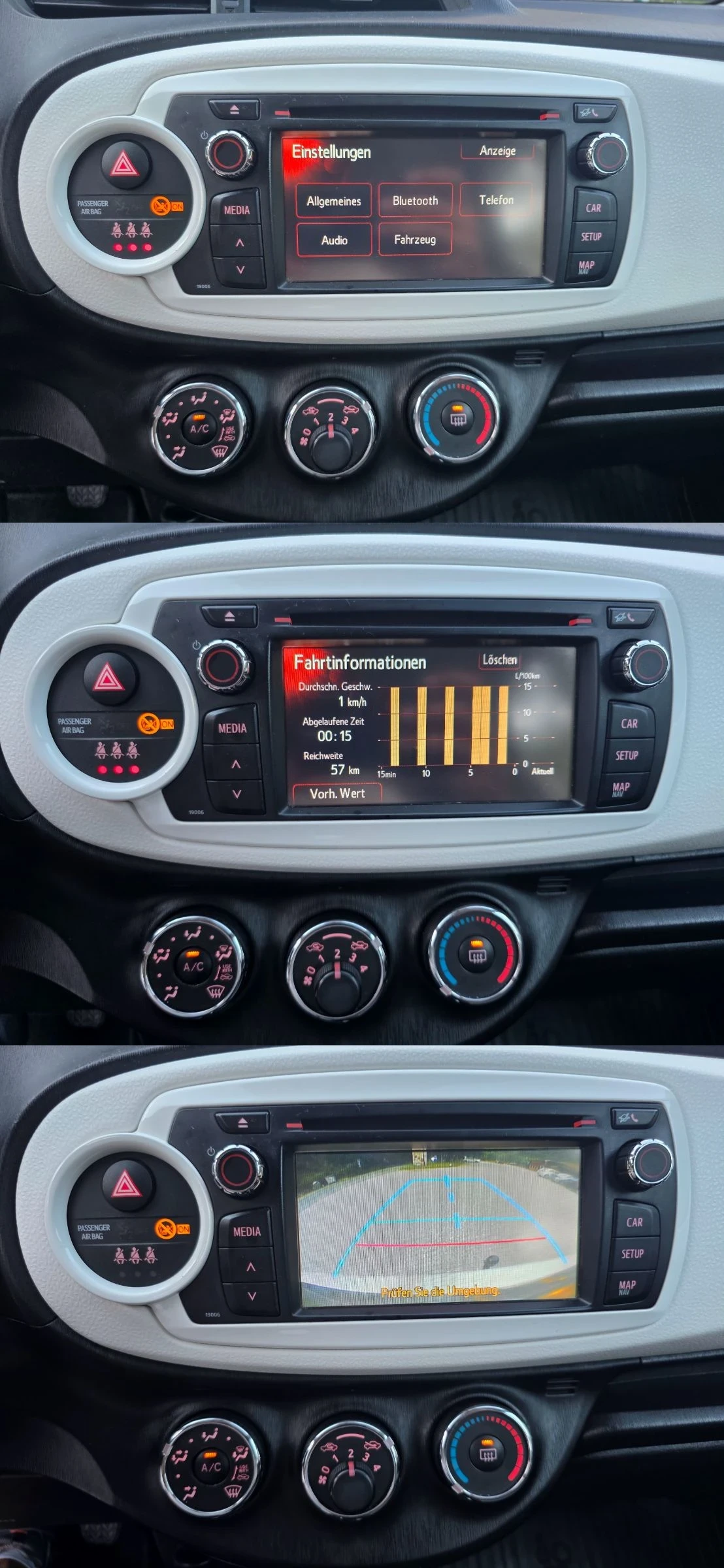 Toyota Yaris 1.33 VVT-i НАВИ КАМЕРА КЛИМАТИК ЕВРО 5B, снимка 16 - Автомобили и джипове - 55167348