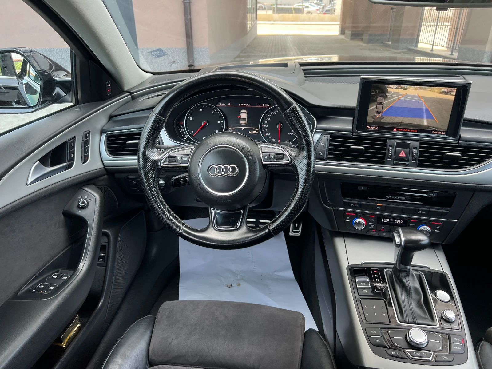 Audi A6 3.0TDI QUATTRO F1 HEAD UP КАМЕРА ПОДГРЕВ, снимка 12 - Автомобили и джипове - 55416850