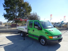 Iveco Daily 35C12 * * * КРАН 1100 кг * * * 7 места, снимка 1