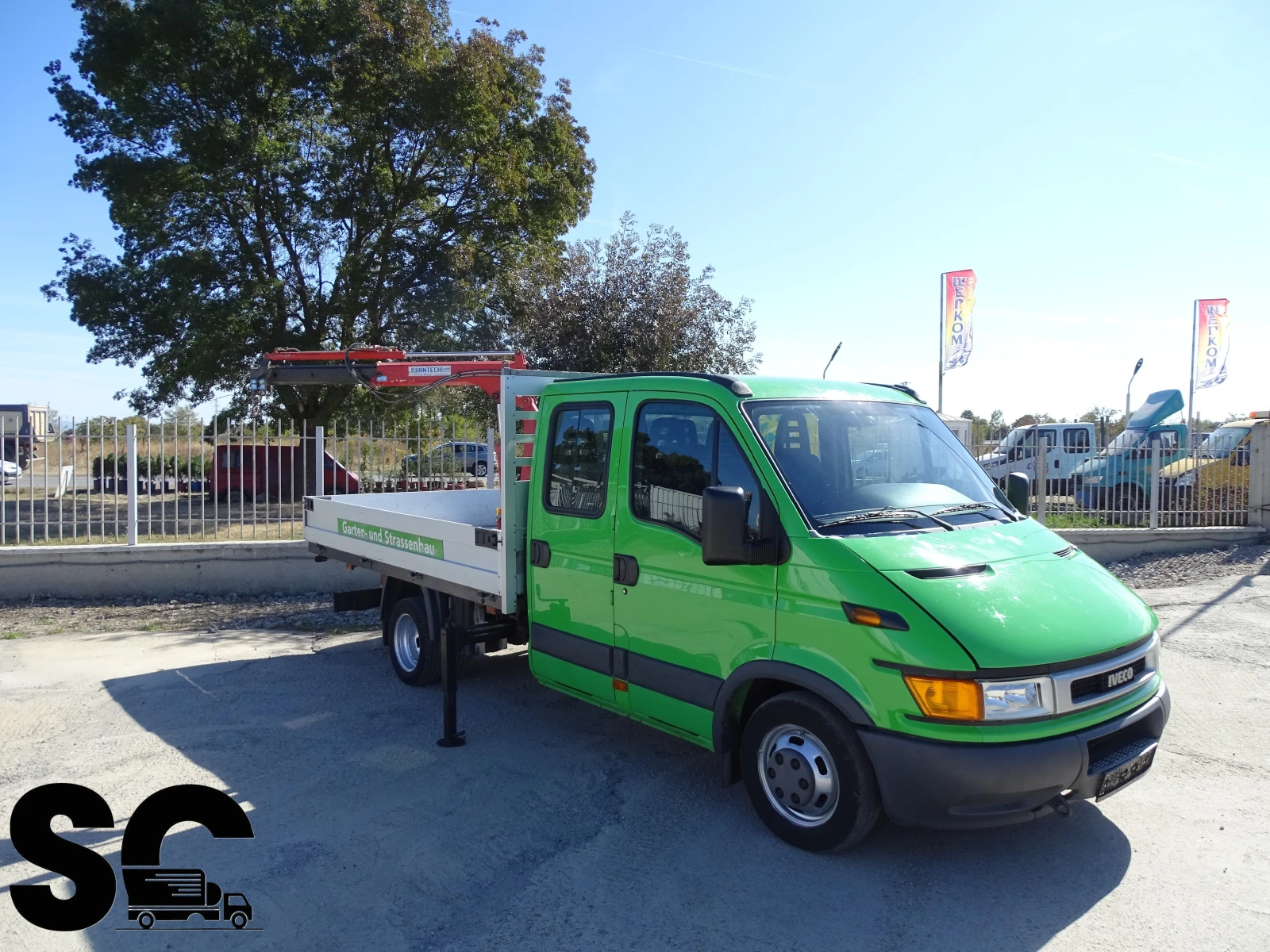 Iveco Daily 35C12 * * * КРАН 1100 кг * * * 7 места