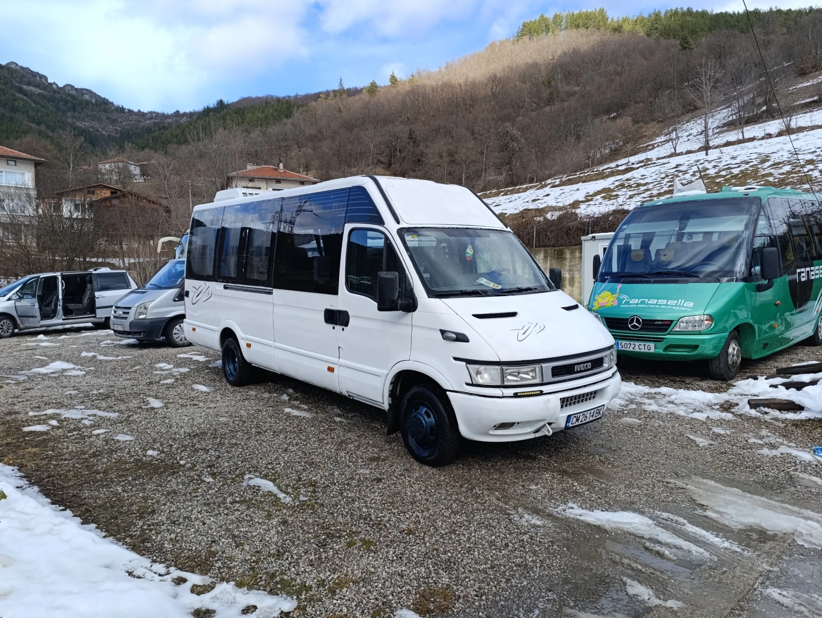 Mercedes-Benz Sprinter 313 19места, ПЕЧКА, АВТОМ.ВРАТА, 2005г., снимка 15 - Бусове и автобуси - 53880586