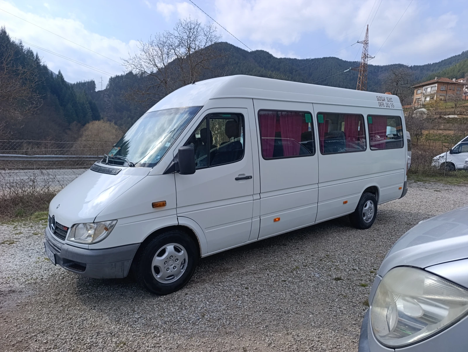 Mercedes-Benz Sprinter 313 19места, ПЕЧКА, АВТОМ.ВРАТА, 2005г., снимка 2 - Бусове и автобуси - 53880586