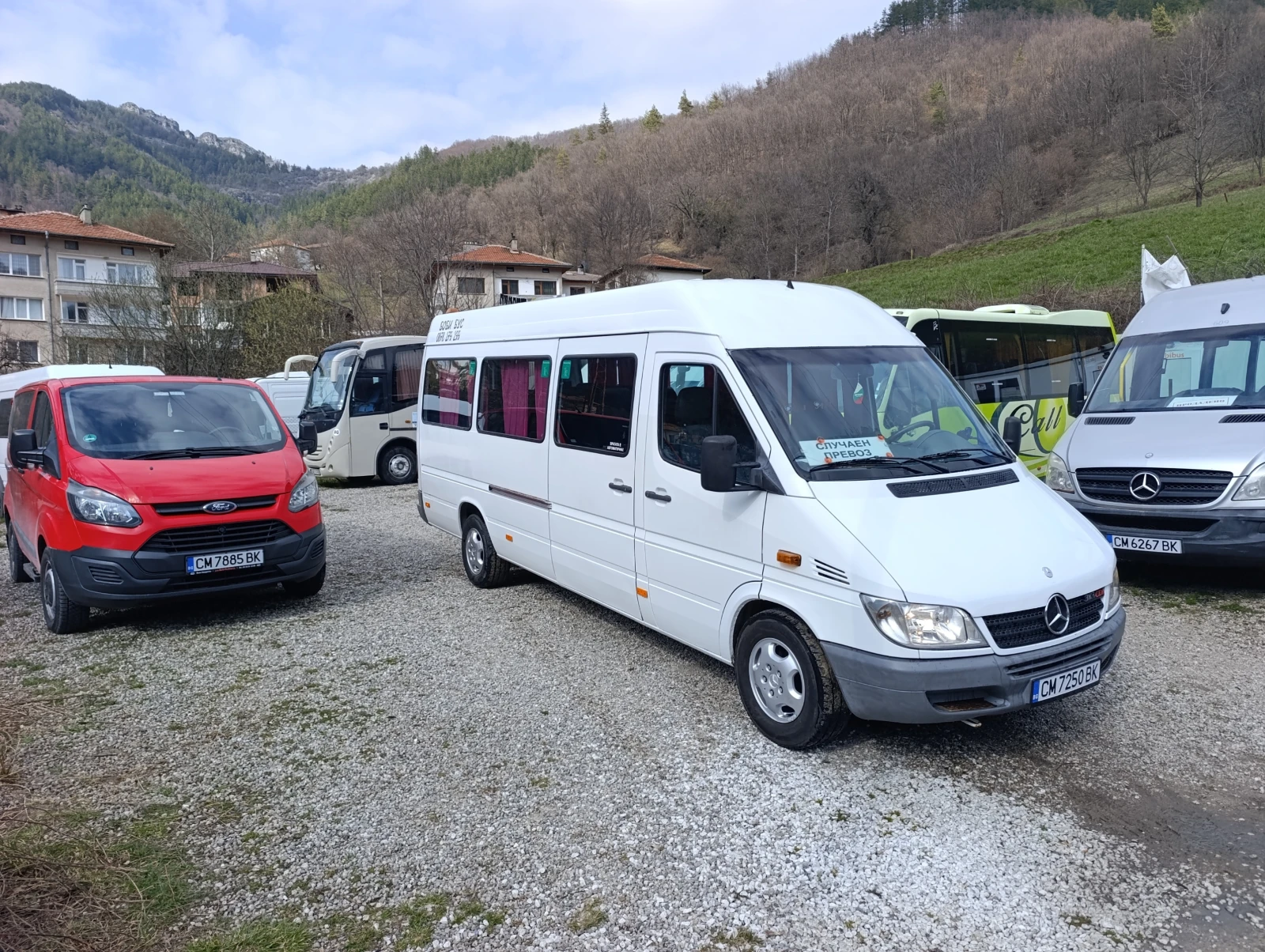 Mercedes-Benz Sprinter 313 19места, ПЕЧКА, АВТОМ.ВРАТА, 2005г.