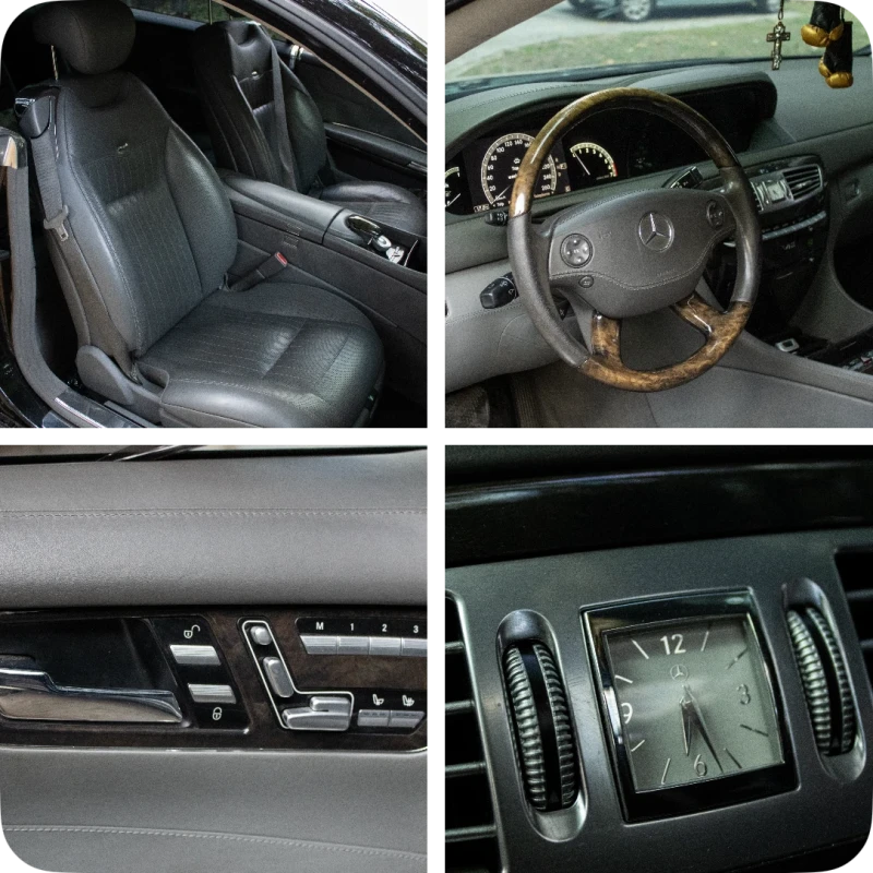 Mercedes-Benz CL 600 CL600 BIturbo, снимка 6 - Автомобили и джипове - 52606724