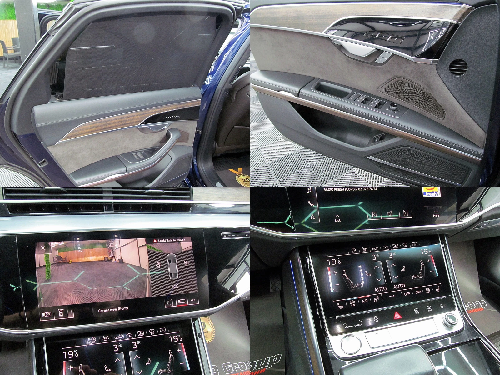 Audi A8 2xTV/3D-kamera/ПОДГРЕВ ОБДУХВАНЕ СОБСТВЕН ЛИЗИНГ - изображение 9