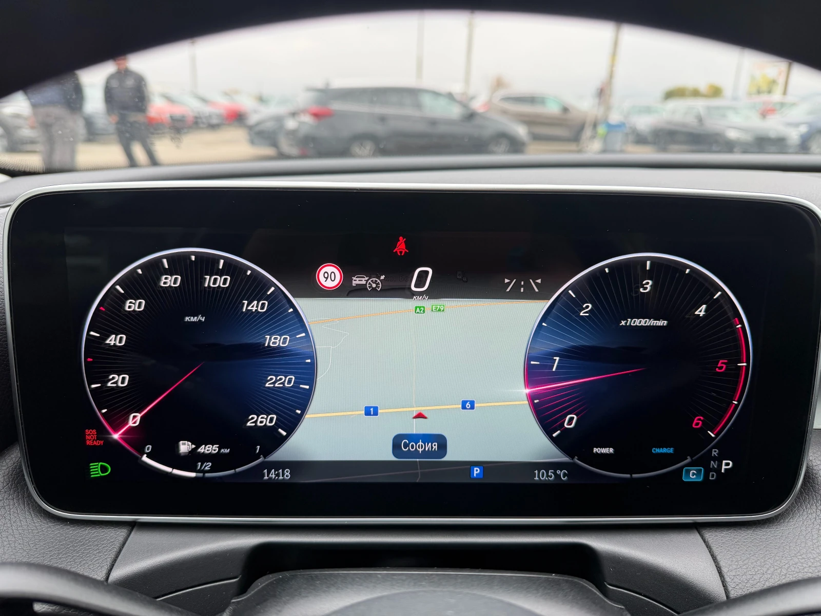 Mercedes-Benz C 220 D HYBRID 4MATIC AVTOMAT/NAVI/KOJA/KAMERA EURO 6 | Mobile.bg � ����������� 17