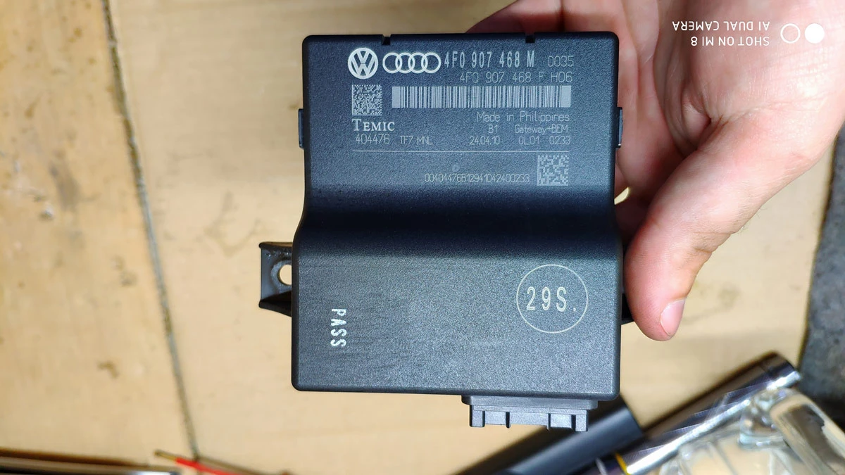 Модул за CAN диагностика gateway AUDI A6 C6 4F 4f0907468m