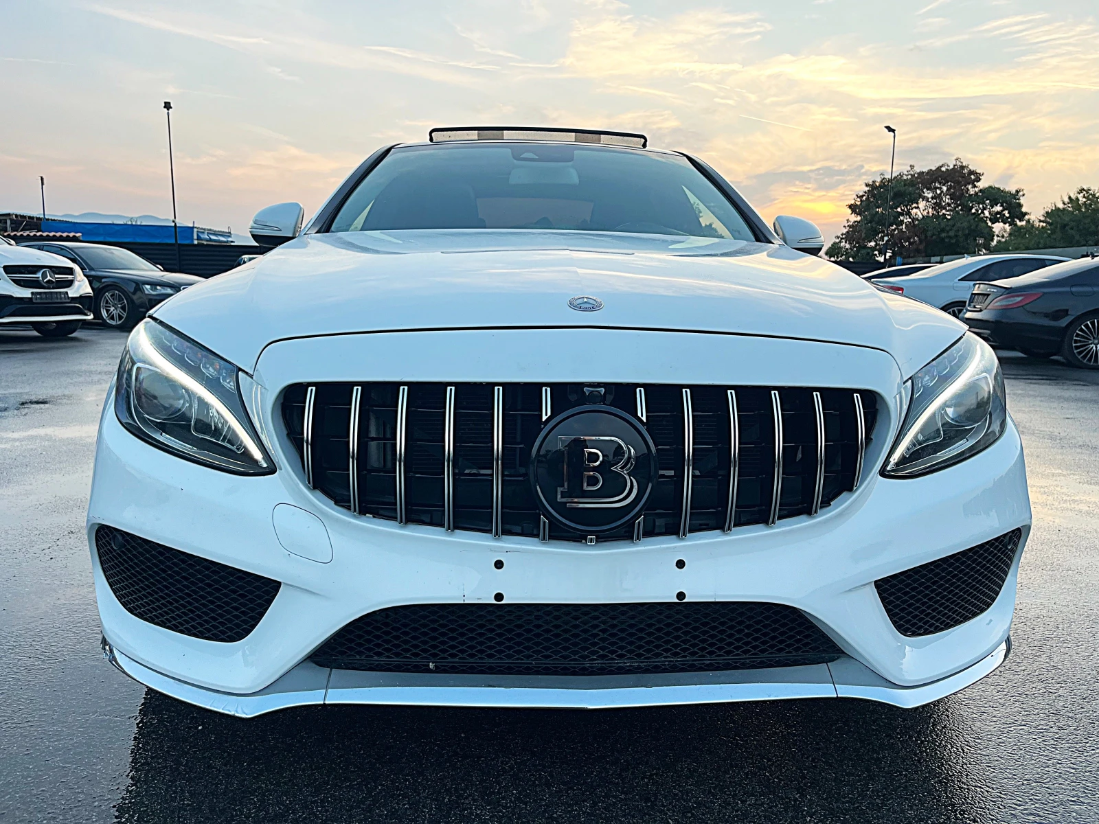 Mercedes-Benz C 220 BRABUS OPTIK-PANORAMA-NAVI-F1-LED-BIXENON-FULL!!!, снимка 1