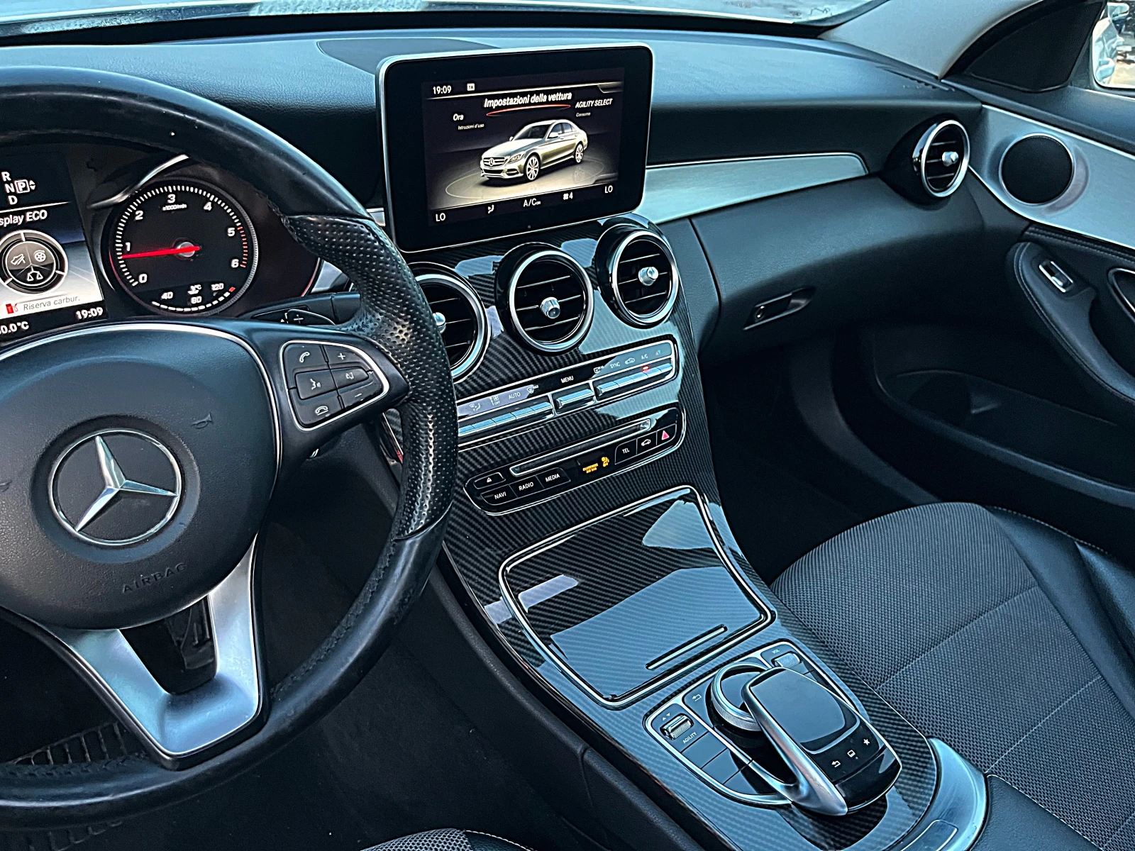 Mercedes-Benz C 220 BRABUS OPTIK-PANORAMA-NAVI-F1-LED-BIXENON-FULL!!! | Mobile.bg   12