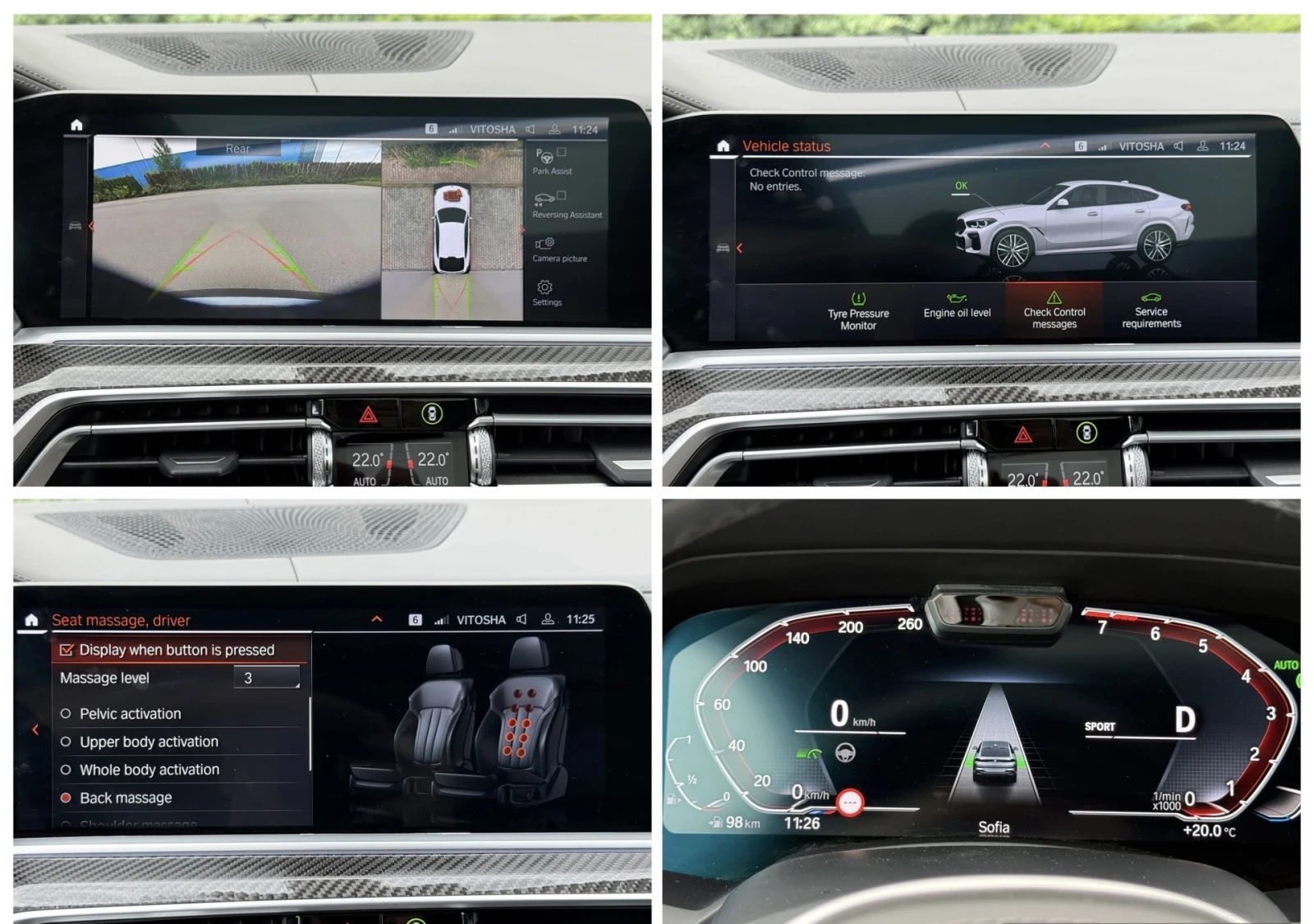 BMW X6 M40i-ЕВРОПЕЙСКИ АВТОМОБИЛ-LASER-DIGITAL KEY, снимка 15 - Автомобили и джипове - 55411327