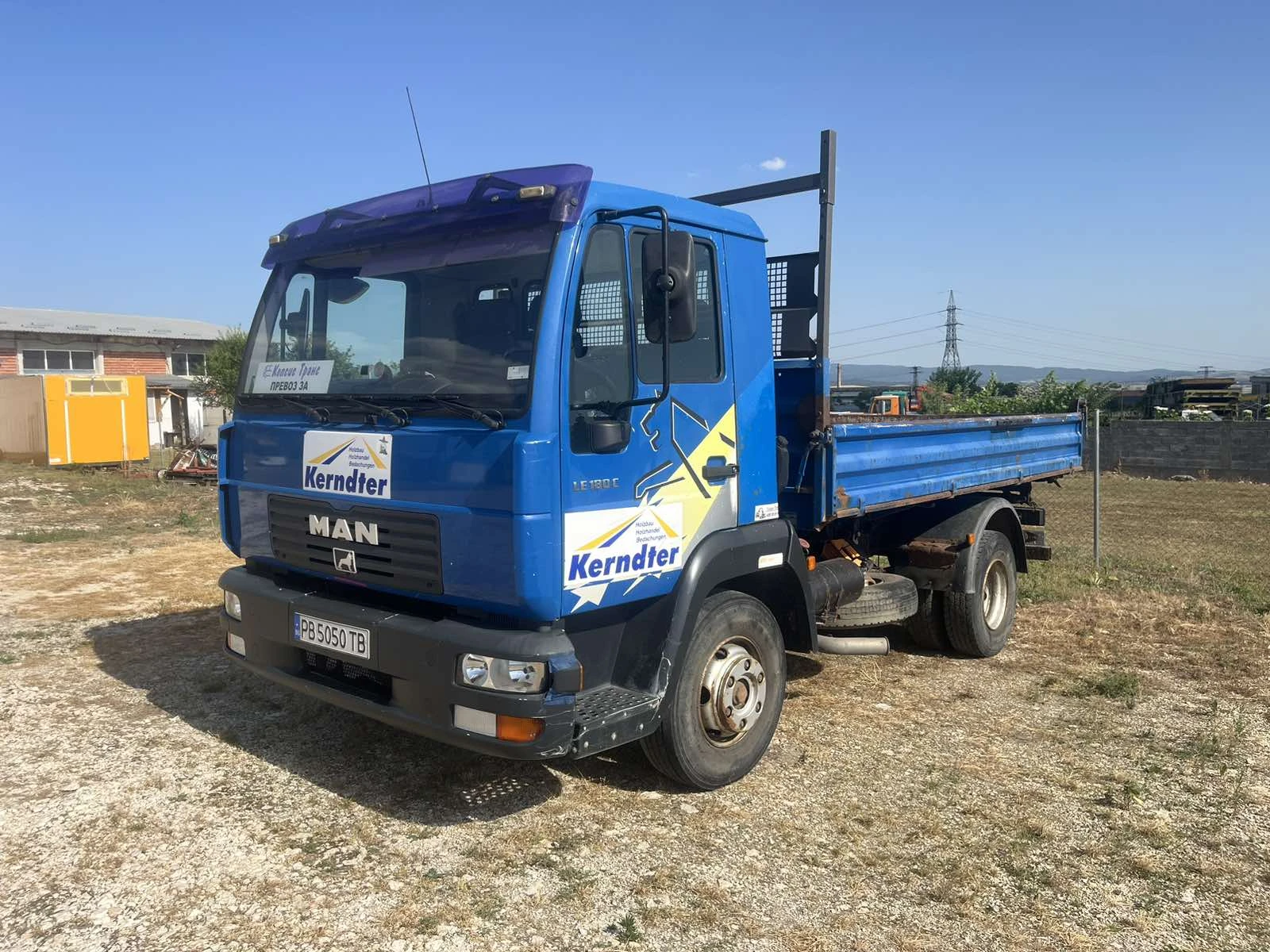 Man 8.180 САМОСВАЛ MEILLER KIPPER, снимка 7 - Камиони - 56657458