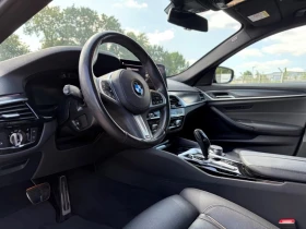 BMW 530 286HP/M SPORT/19"/HUD/CAM/KLESS/PANO/749z, снимка 9