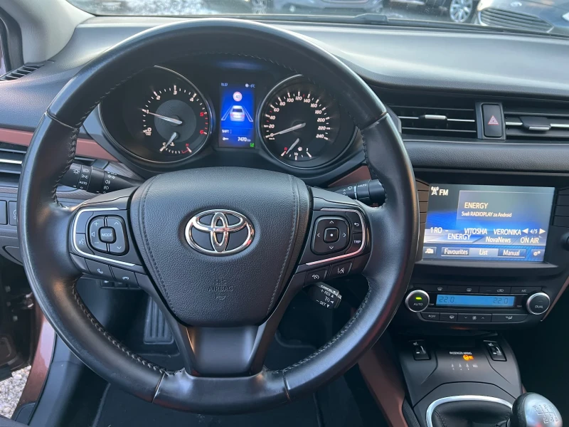 Toyota Avensis 2.0D 6MT ELEGANCE DAKOTA BROWN, снимка 12 - Автомобили и джипове - 53078346