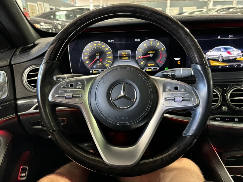 Mercedes-Benz S 560 4MATICLONGNAVMASSAGERMESTERLED CARFAX АВТО КРЕДИТ , снимка 12 - Автомобили и джипове - 53247621