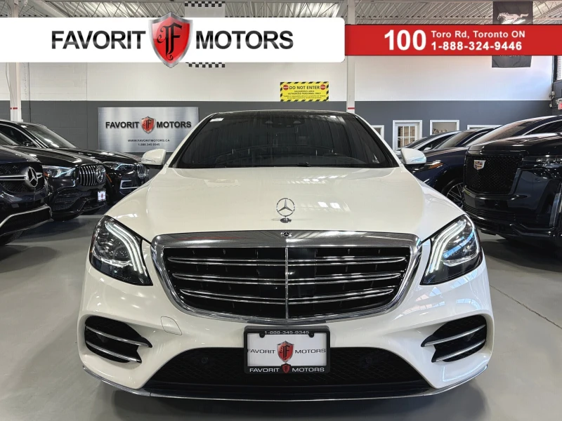 Mercedes-Benz S 560 4MATICLONGNAVMASSAGERMESTERLED CARFAX АВТО КРЕДИТ , снимка 3 - Автомобили и джипове - 53247621