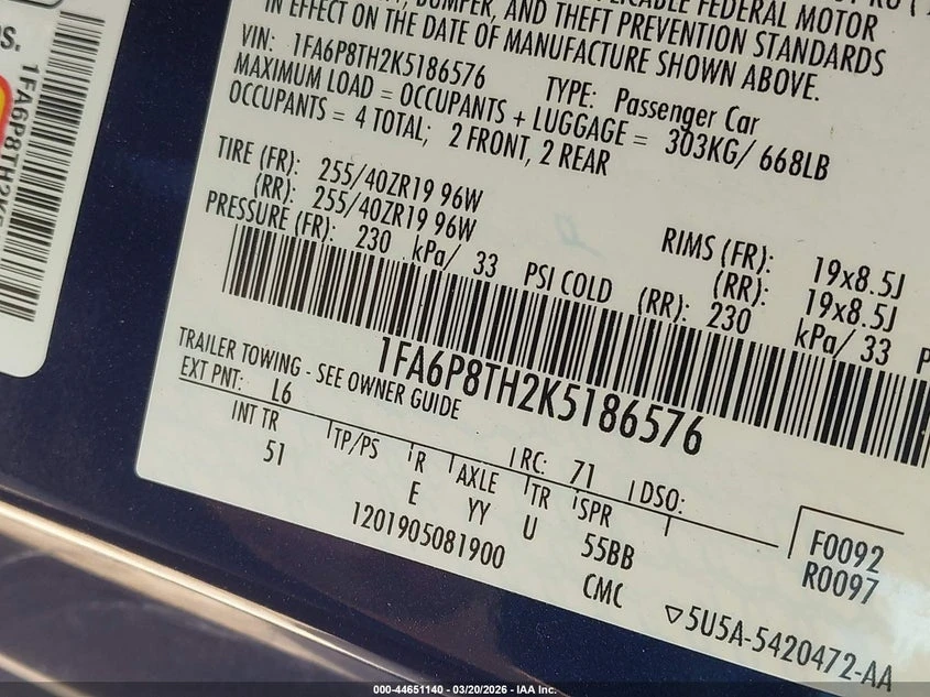 Ford Mustang 2.3l Ecoboost Premium, снимка 9 - Автомобили и джипове - 54307580