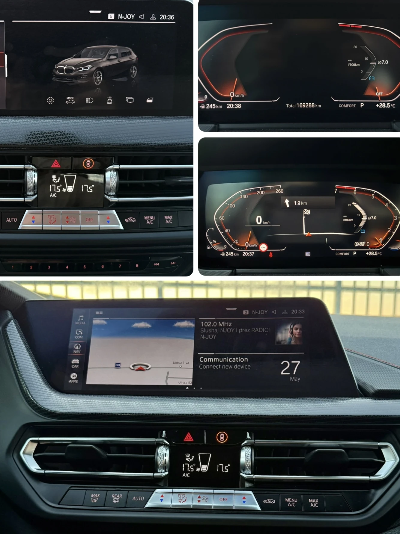BMW 118 Keyless/ ОТЛИЧНО, снимка 17 - Автомобили и джипове - 54692842