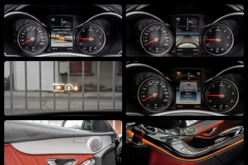 Mercedes-Benz C 220 CDI-BlueTEC-AMG-AGILITY-AMBIENT-HEAD UP-NAVI-TOP, снимка 7 - Автомобили и джипове - 53477730