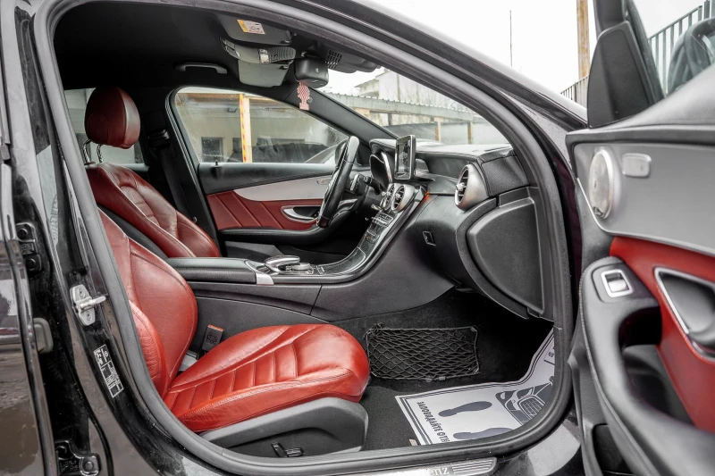 Mercedes-Benz C 220 CDI-BlueTEC-AMG-AGILITY-AMBIENT-HEAD UP-NAVI-TOP, снимка 12 - Автомобили и джипове - 53477730