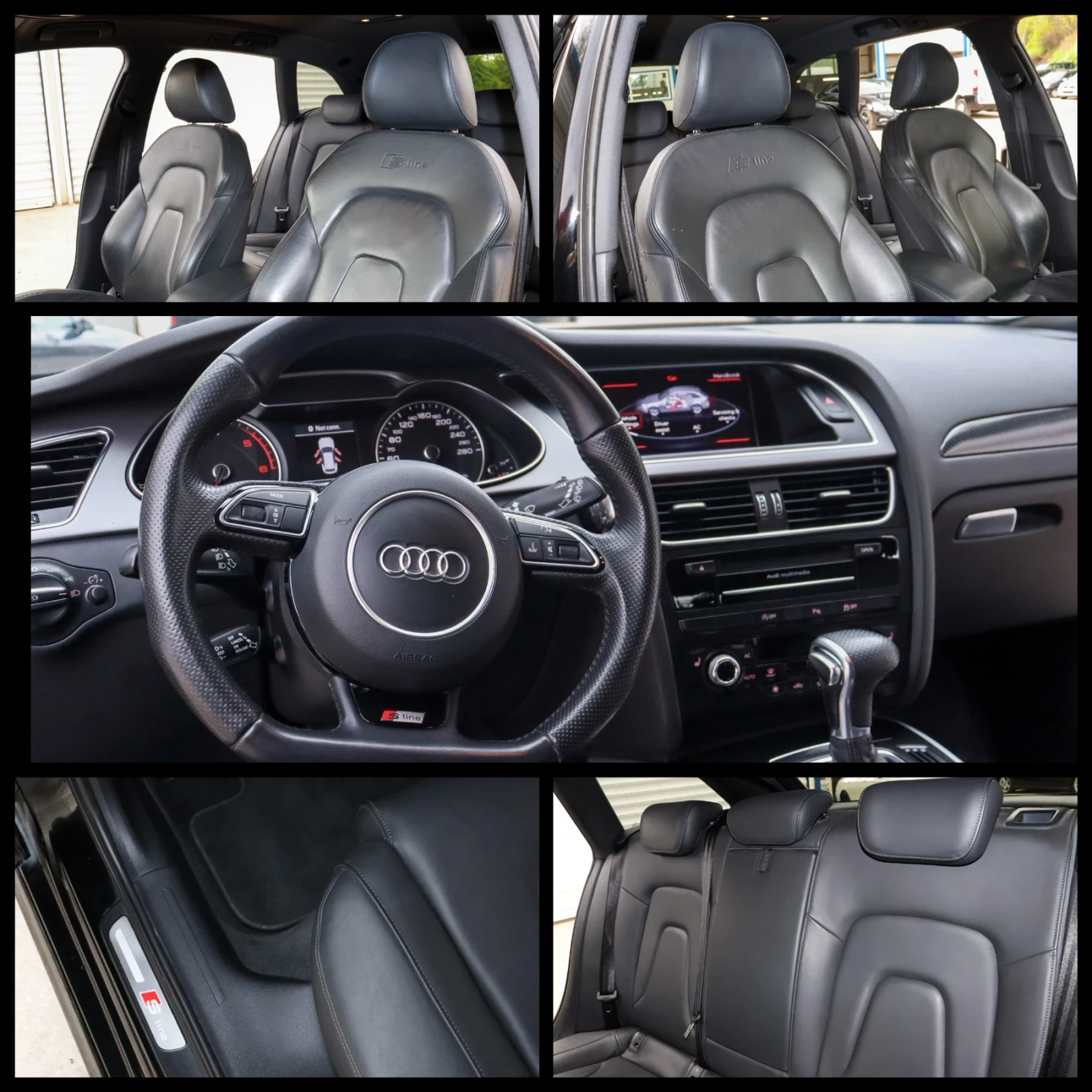 Audi A4 3.0TDI3xSline4x4, снимка 14 - Автомобили и джипове - 54388937