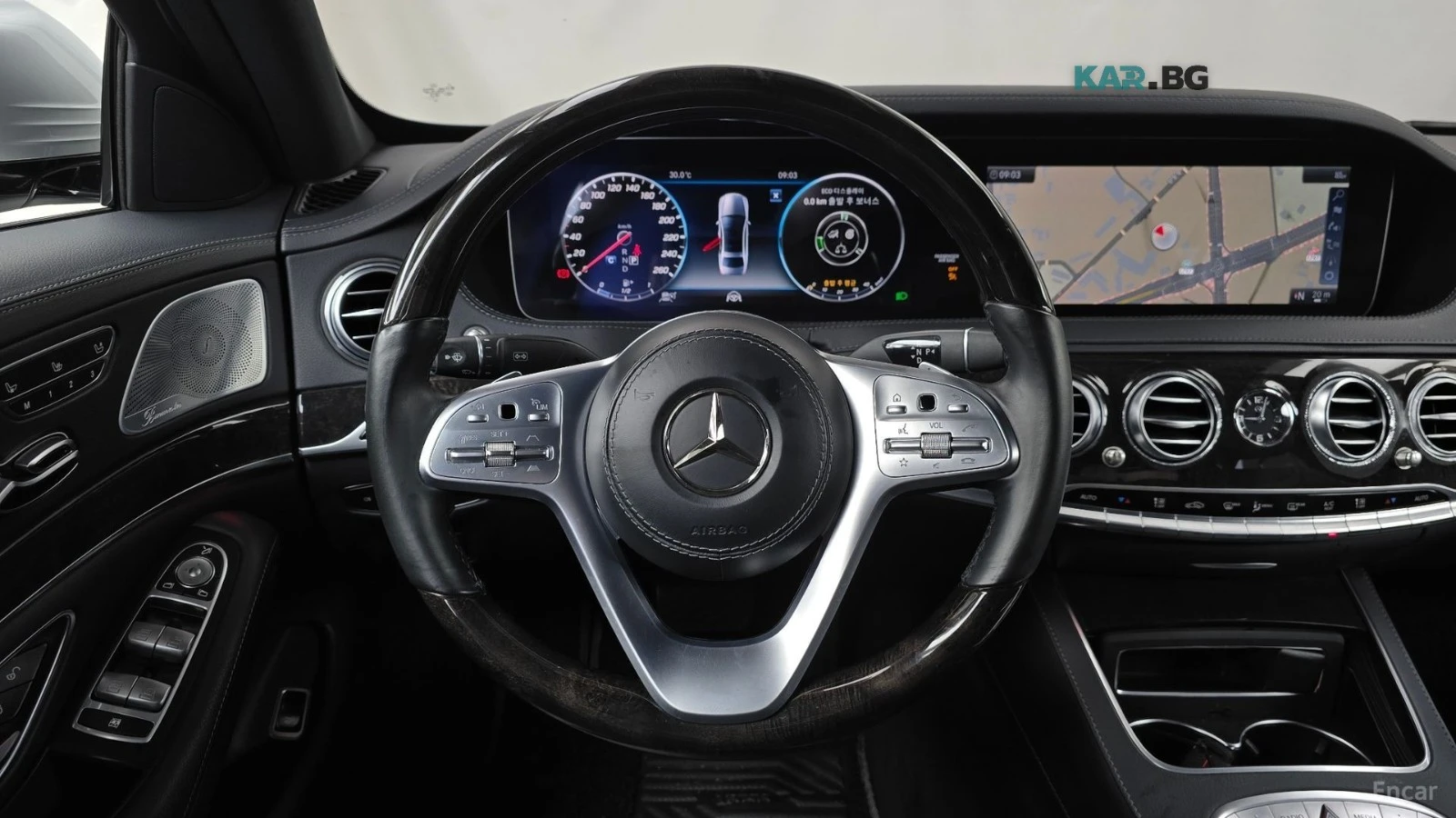 Mercedes-Benz S 350 КОЖА* ПОДГРЕВ* ОБДУХВ* BURMASTER* PANO* 360, снимка 12 - Автомобили и джипове - 55833537