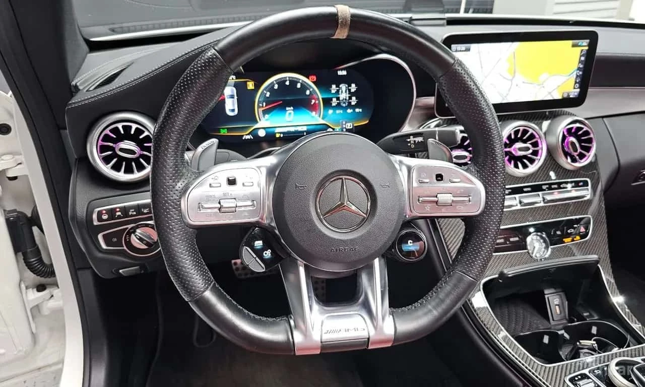 Mercedes-Benz C 43 AMG Coupe * Facelift * 360 * Head Up * , снимка 12 - Автомобили и джипове - 56198819