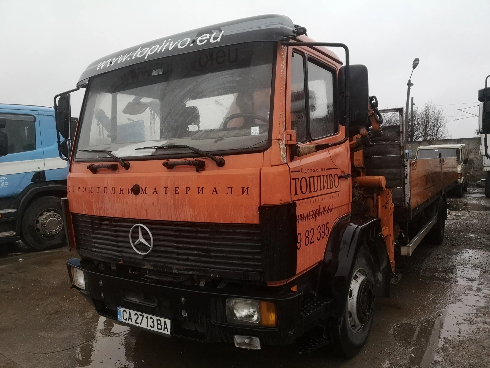 Mercedes-Benz 1324 1524 бордови с кран  - изображение 2