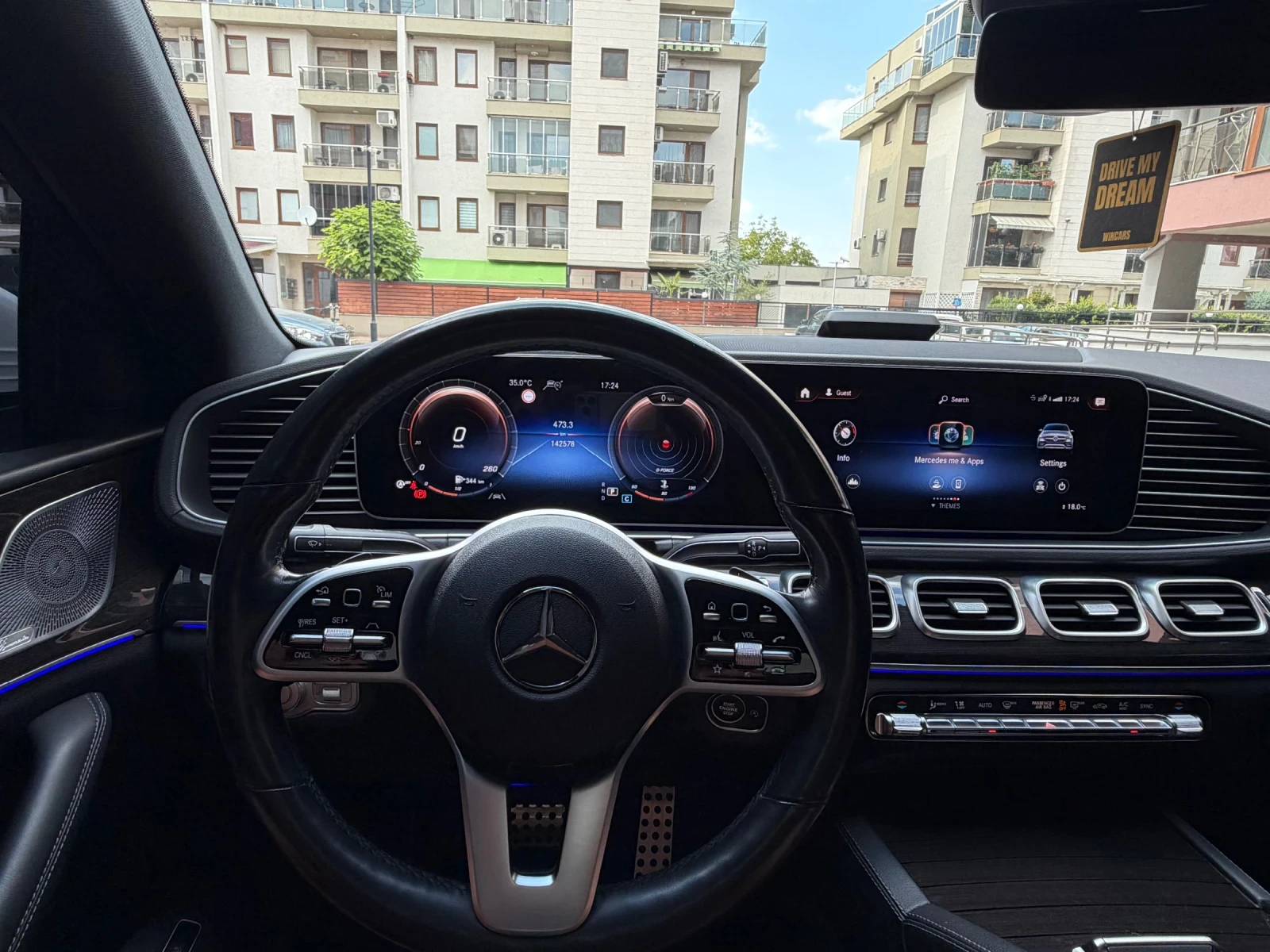 Mercedes-Benz GLE Coupe AMG line 400 d обдухване Burmester подгрев, снимка 10 - Автомобили и джипове - 55589035