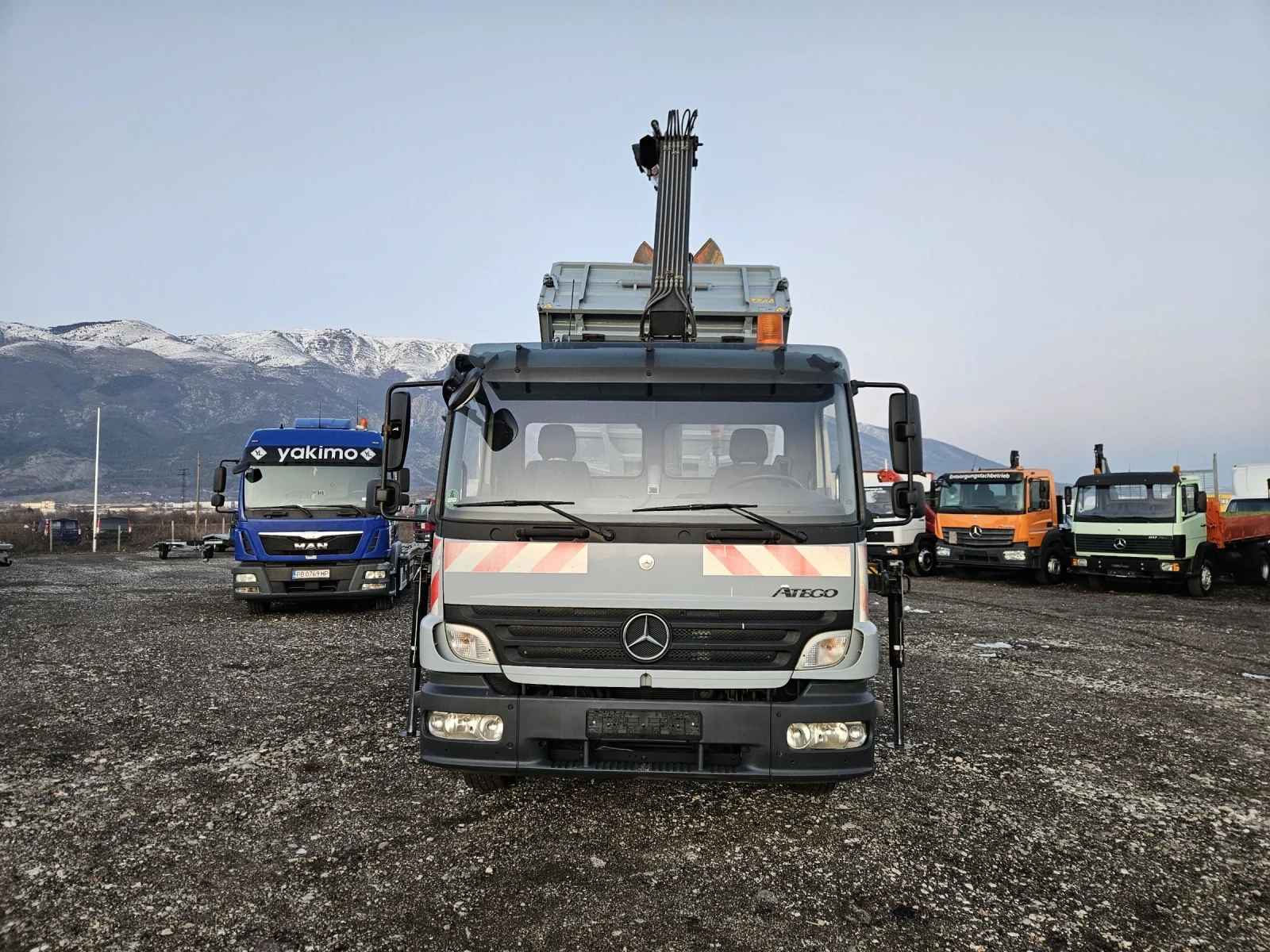 Mercedes-Benz Atego 1224, Самосвал, Кран HIAB 077 - изображение 8