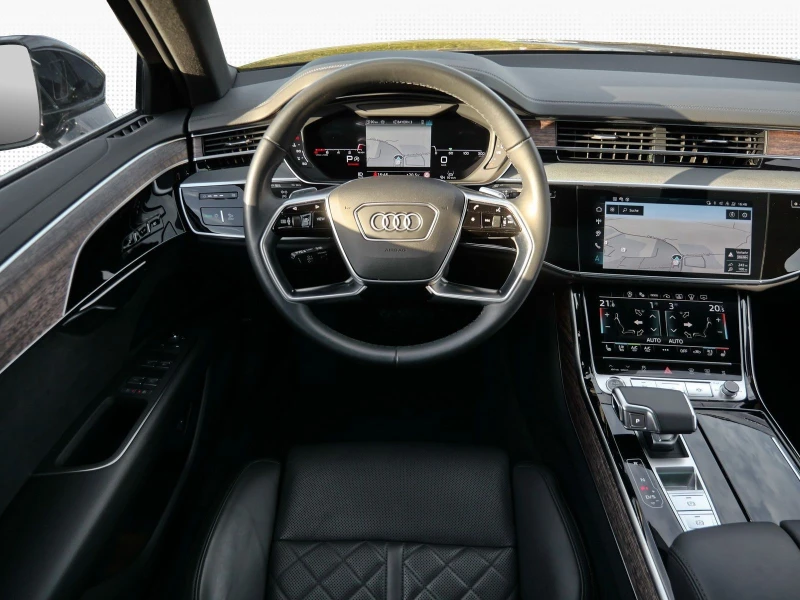 Audi A8 55 TFSI/LONG/S-SEATS/ MATRIX/B&O/360/HEAD UP/PANO/, снимка 9 - Автомобили и джипове - 47944357