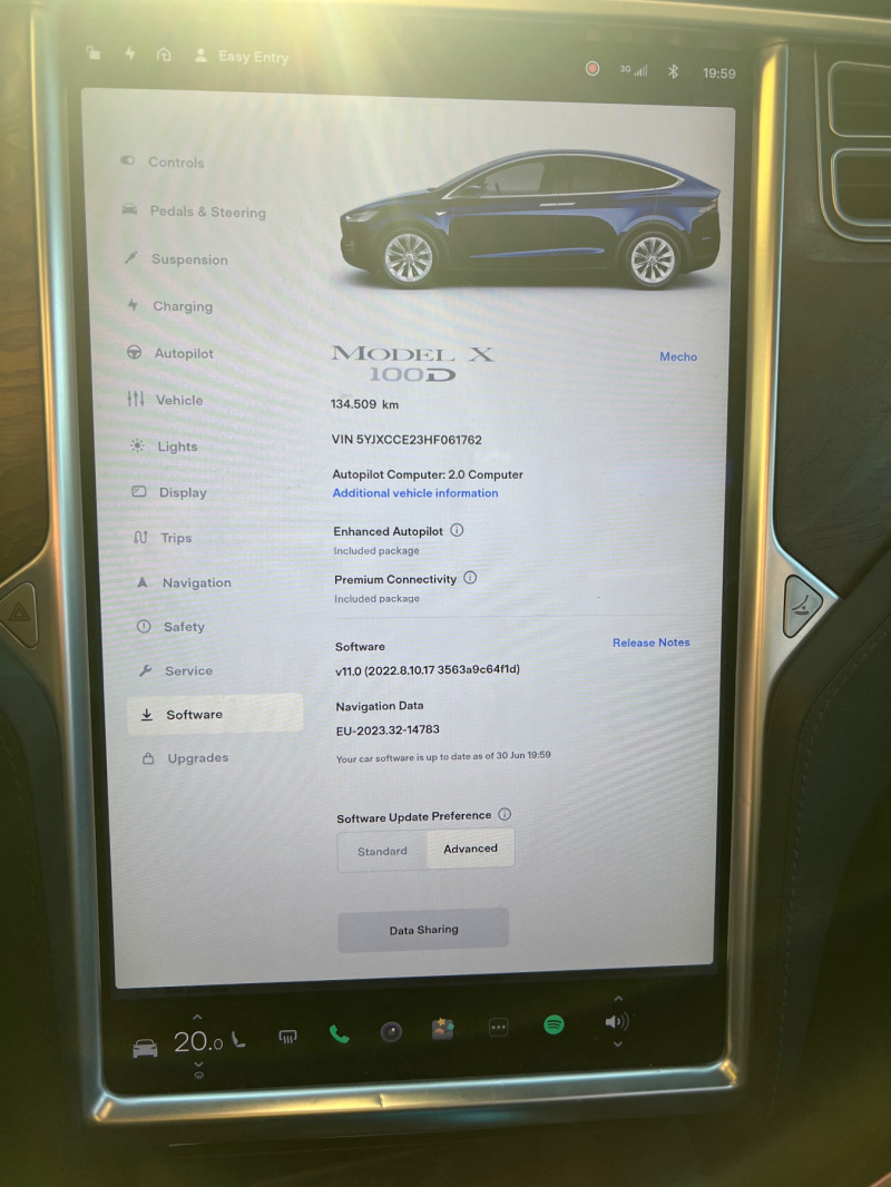 Tesla Model X 100D, снимка 5 - Автомобили и джипове - 46425205