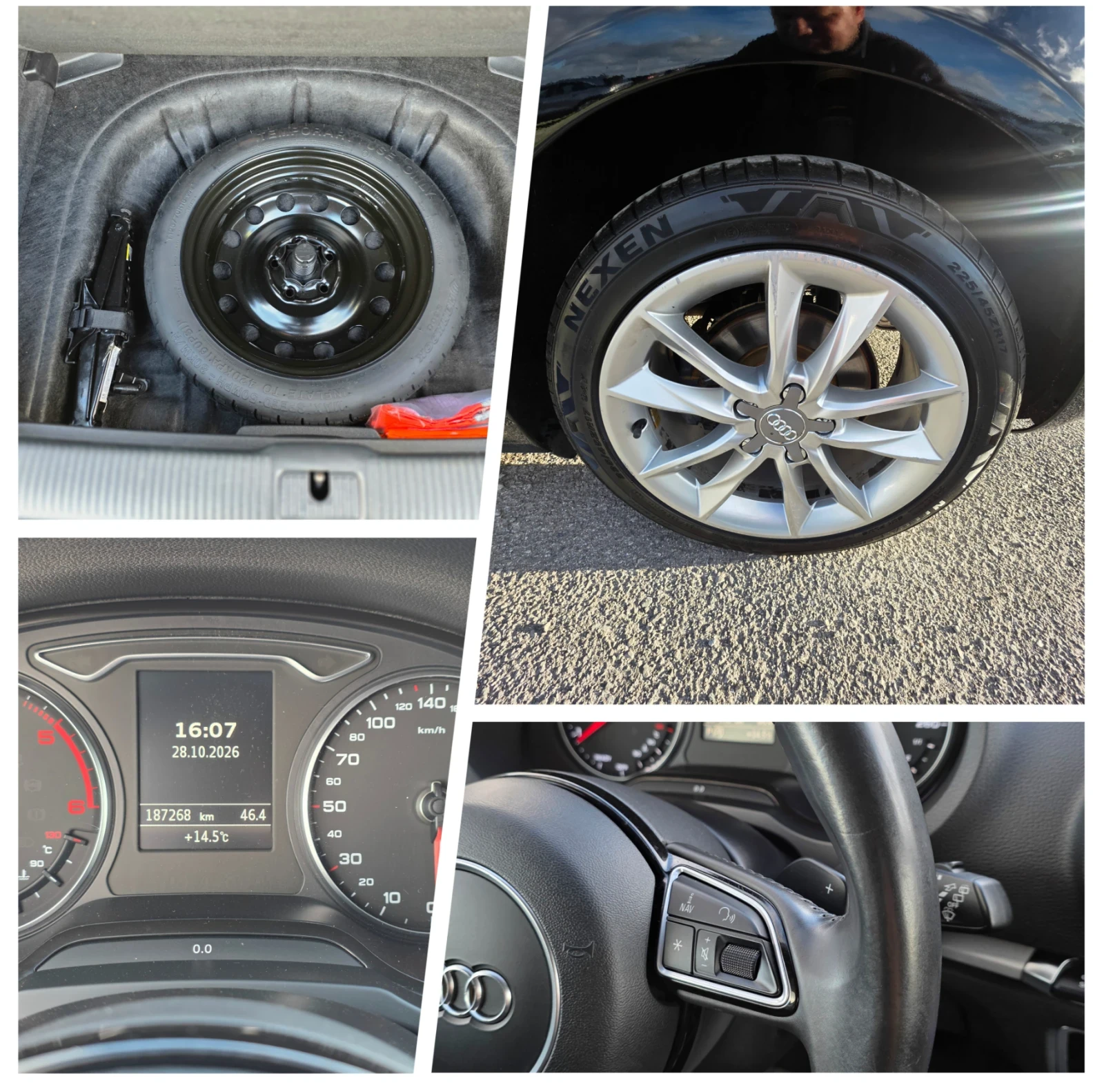 Audi A3 2.0TDI /Автоматик/Navi, снимка 16 - Автомобили и джипове - 56710893