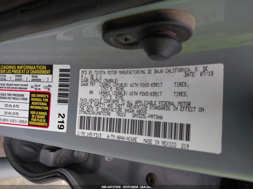 Toyota Tacoma Trd Sport, снимка 9 - Автомобили и джипове - 54248781