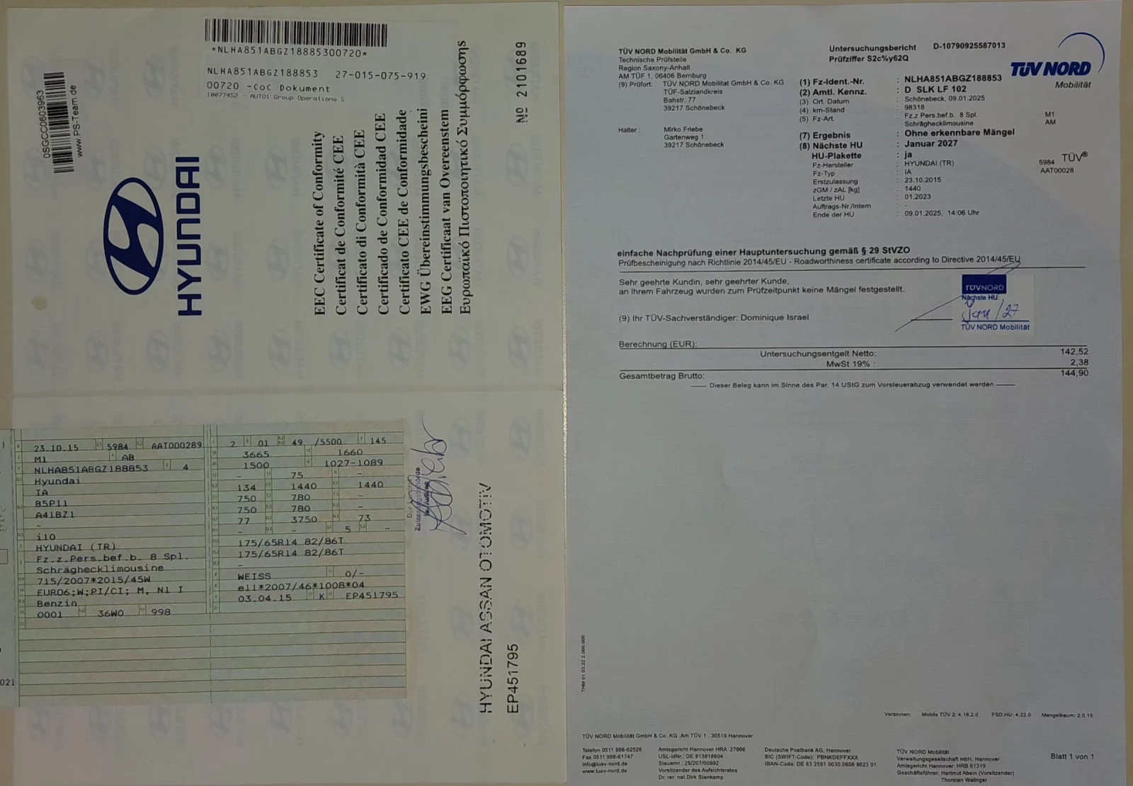 Hyundai I10 AUTOMAT, euro 6, Germany, лизинг, снимка 15 - Автомобили и джипове - 55260677