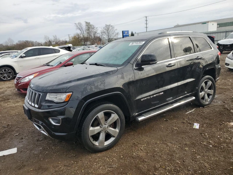 Jeep Grand cherokee Overland* 8ZF* HEMI* Distronic* Обдух* Подгрев* Па, снимка 1 - Автомобили и джипове - 48402701