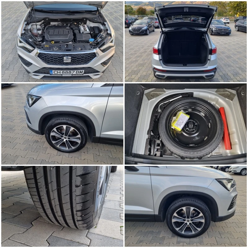 Seat Ateca 2.0TDi-150кс= 2021г. LED, DIGITAL, CAMERA, KEYLESS, снимка 17 - Автомобили и джипове - 54412150