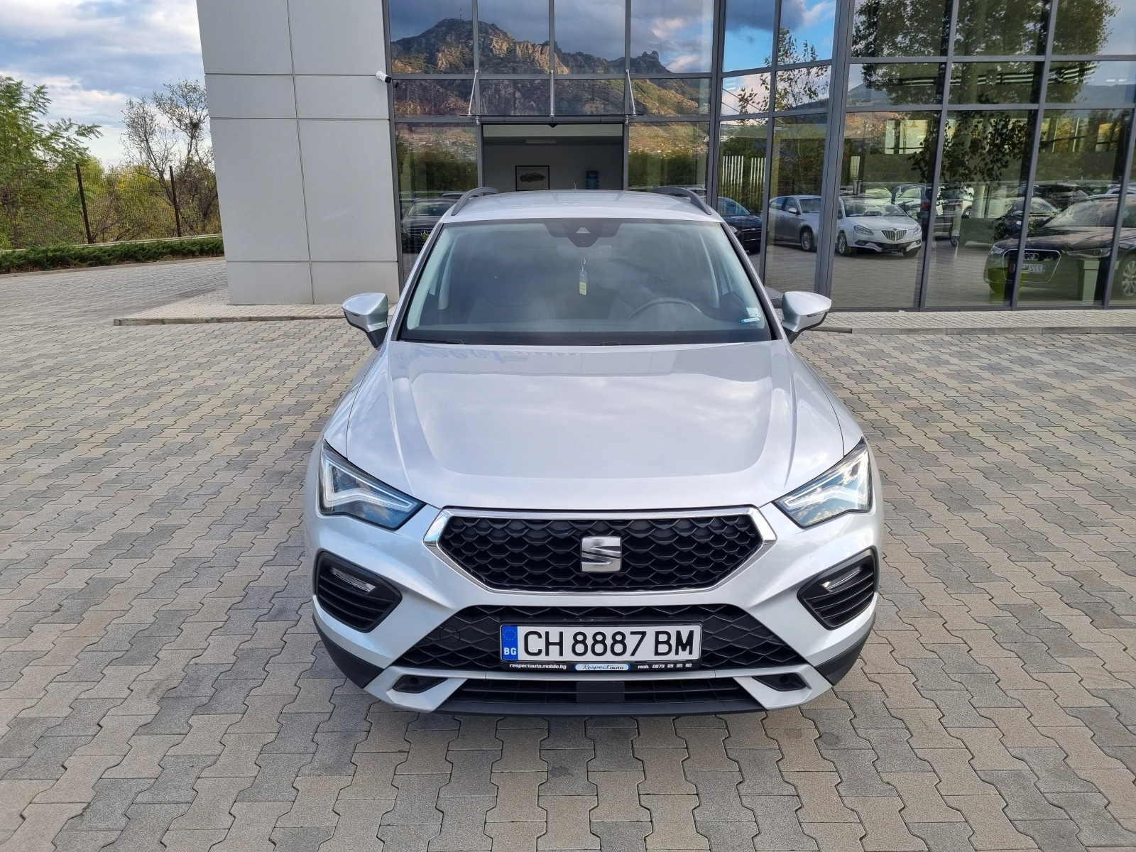 Seat Ateca 2.0TDi-150кс= 2021г. LED, DIGITAL, CAMERA, KEYLESS, снимка 2 - Автомобили и джипове - 54412150