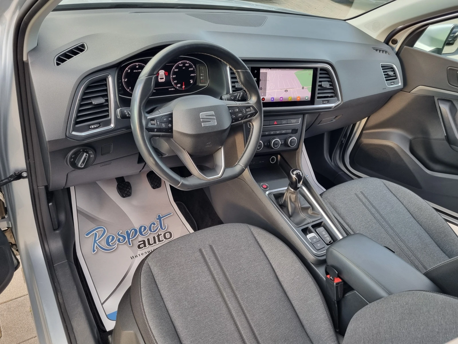 Seat Ateca 2.0TDi-150кс= 2021г. LED, DIGITAL, CAMERA, KEYLESS, снимка 9 - Автомобили и джипове - 54412150