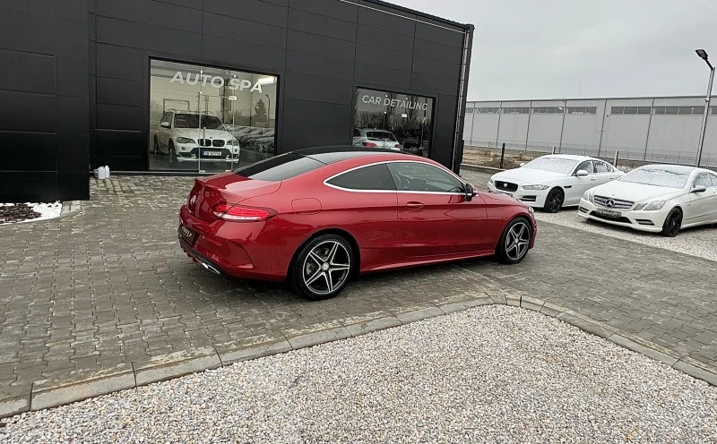 Mercedes-Benz C 220 d Coup&#233; AMG Pack Подгрев/Камера/Дистроник, снимка 4 - Автомобили и джипове - 43584240