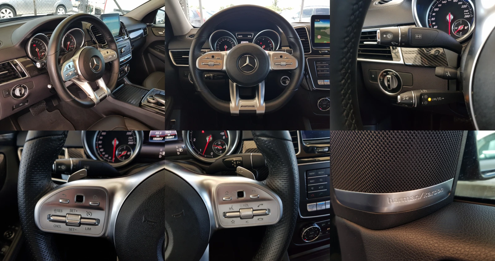 Mercedes-Benz GLE 350 D 4matic AMG КУПЕ/ПАНОРАМА/ОБДУХВАНЕ/ДИСТРОНИК, снимка 13 - Автомобили и джипове - 55154354
