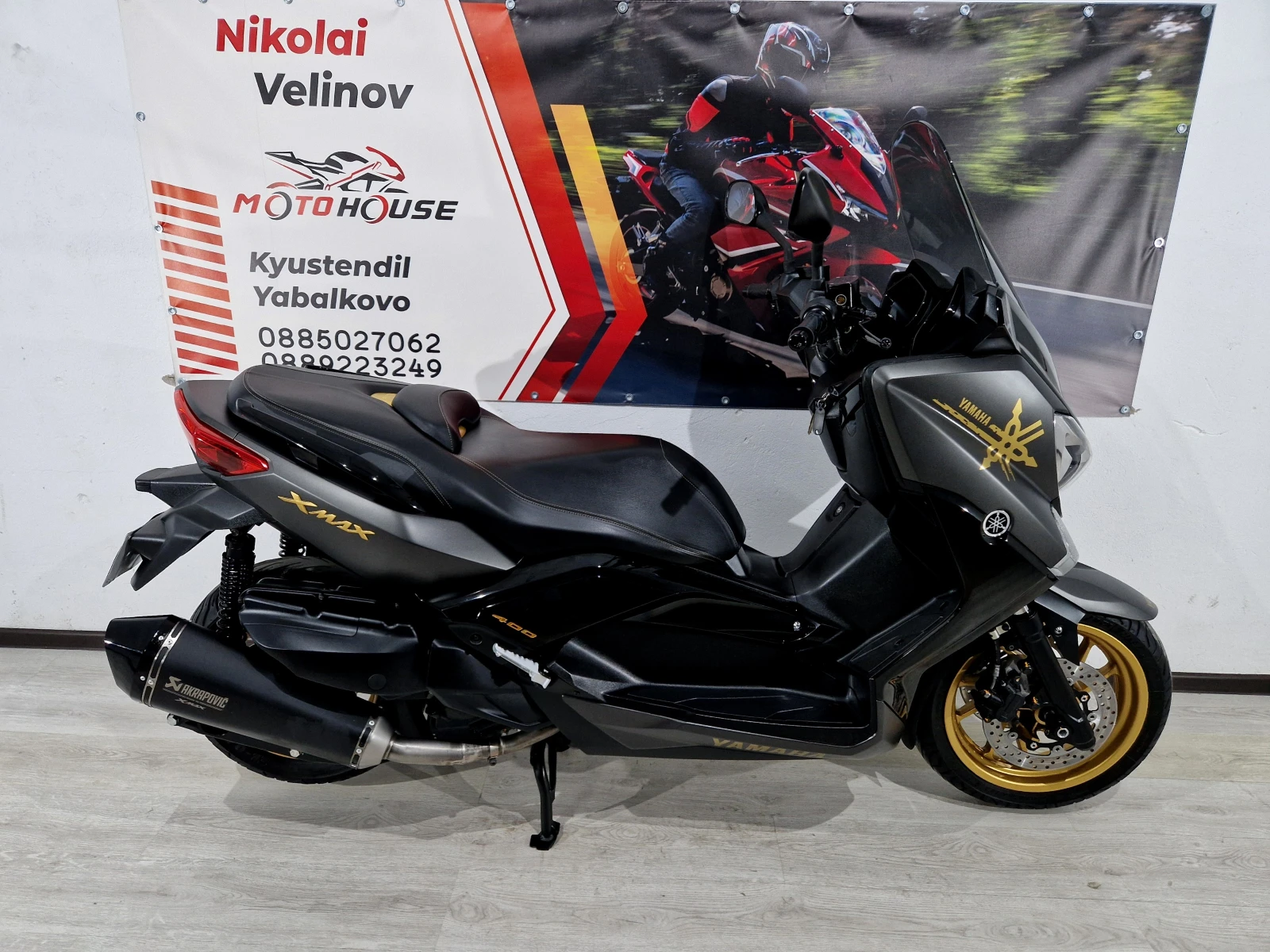 Yamaha X-max 400ie, 2014г!22079км! AKRAPOVIC!, снимка 9 - Мотоциклети и мототехника - 55451340